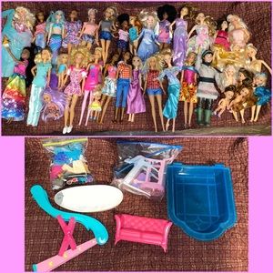 Barbie & Furniture Lot